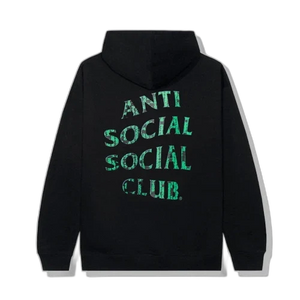 Anti Social Social Club Glitch Hoodie Black