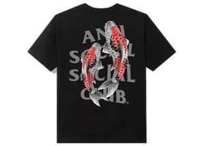 Anti Social Social Club Koi Garden 3M Reflective Tee Black