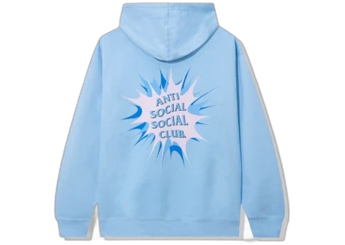 Anti Social Social Club Stunned Hoodie Blue