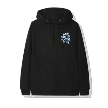 Anti Social Social Club x Fragment Blue Bolt Hoodie (FW19) Black