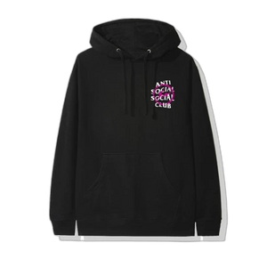 Anti Social Social Club x Fragment Pink Bolt Hoodie (FW19) Black