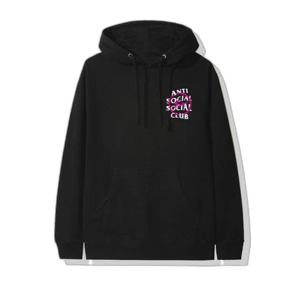 Anti Social Social Club x Fragment Pink Bolt Hoodie (FW19) Black