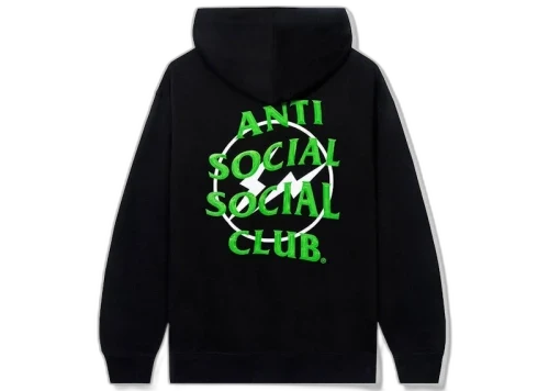 Anti Social Social Club x Fragment Precious Petals Hoodie (FW22) Black Green