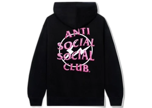 Anti Social Social Club x Fragment Precious Petals Hoodie (FW22) Black Pink