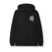 Anti Social Social Club x Fragment Yellow Bolt Hoodie (FW19) Black