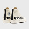 Converse Chuck Taylor All Star 70 Hi Comme des Garcons PLAY Multi-Heart Milk