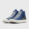 Converse Chuck Taylor All Star 70 Hi Comme des Garcons PLAY Blue Quartz