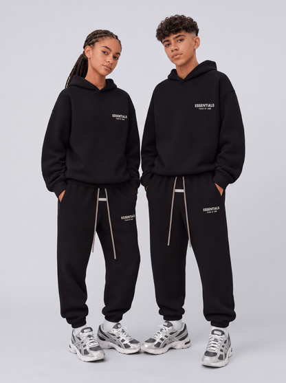 Fear of God Essentials 1977 Iron Black Full set Kids