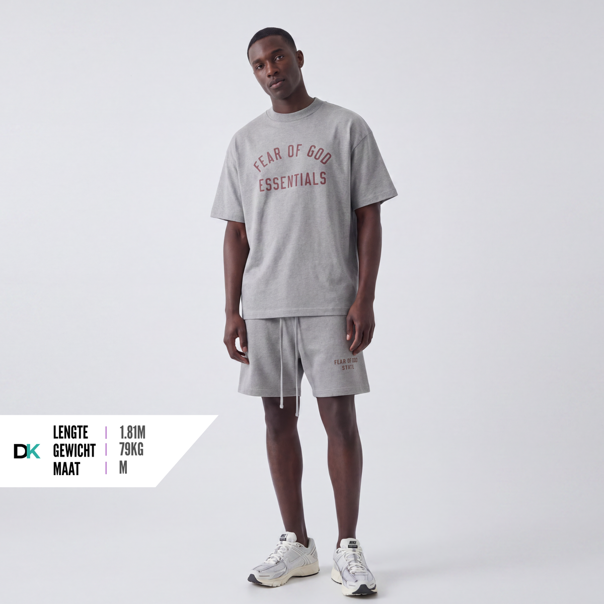 Fear of God Essentials FW24 Dark Heather Summer Set