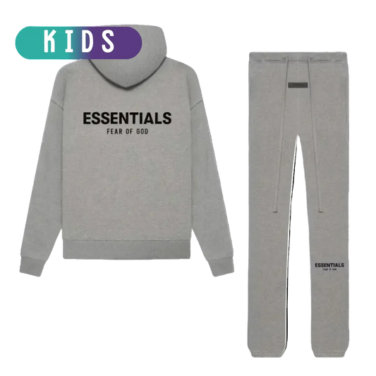Fear of God Essentials Dark Oatmeal Full set Kids