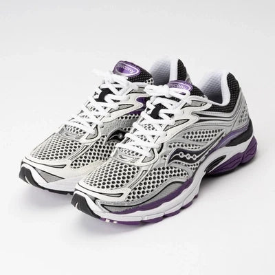 Saucony ProGrid Omni 9 White Black Silver Purple