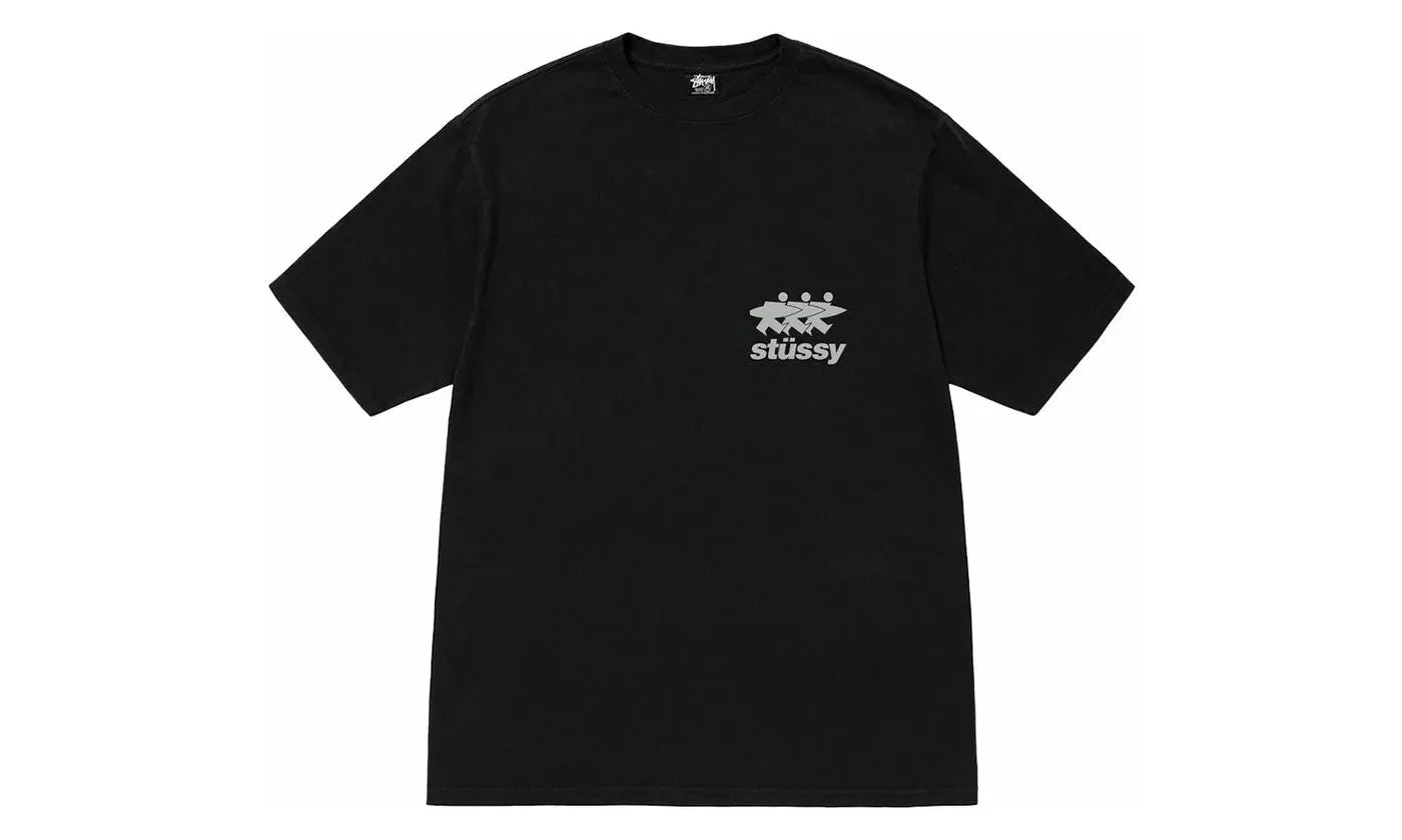 Stussy Surfwalk Pigment Dyed Tee Black