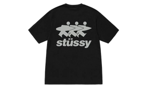Stussy Surfwalk Pigment Dyed Tee Black