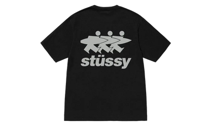 Stussy Surfwalk Pigment Dyed Tee Black