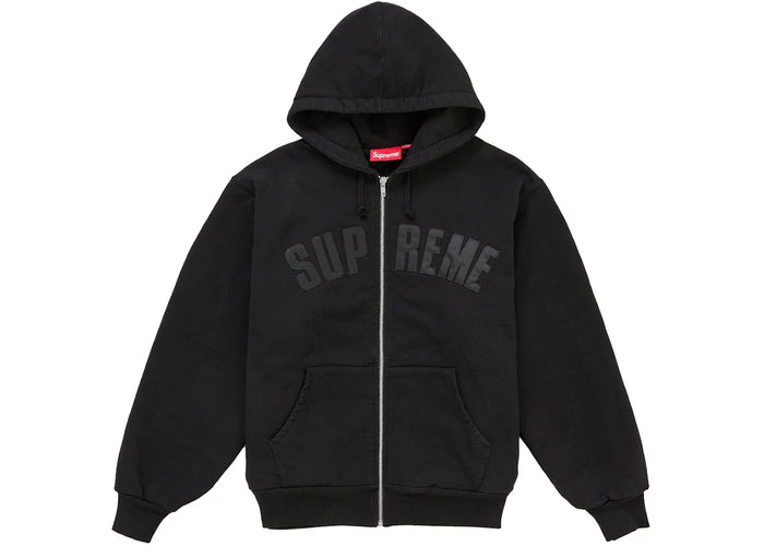 Supreme Arc Thermal Lined Zip Up Hooded Sweatshirt (FW26) Black