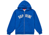 Supreme Arc Thermal Lined Zip Up Hooded Sweatshirt (FW26) Royal