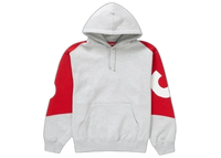 Supreme Big Logo Jacquard Hooded Sweatshirt Heather Grey