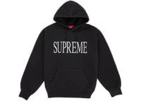 Supreme Capital Hooded Sweatshirt (FW26) Black