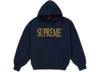 Supreme Capital Hooded Sweatshirt (FW26) Navy