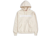 Supreme Collegiate Hooded Sweatshirt Natural