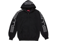 Supreme Connect Zip Up Hooded Sweatshirt Black