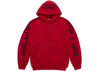 Supreme Connect Zip Up Hooded Sweatshirt Red