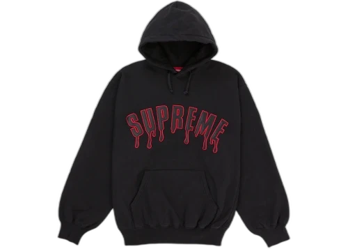 Supreme Ghostface Arc Hooded Sweatshirt Black