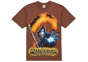 Supreme Grim Reaper Tee Brown