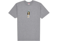 Supreme Prayer Card Box Logo Tee Heather Grey