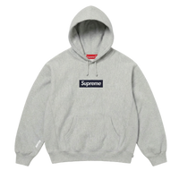 Supreme Box Logo Hooded Sweatshirt Heather Grey