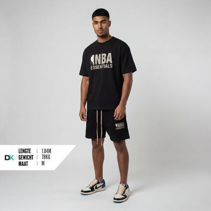 Fear of God Essentials NBA Black Grey Summer Set