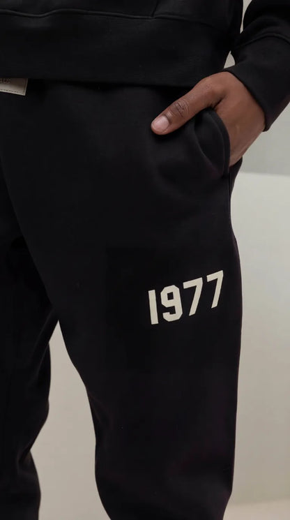 Fear of God Essentials 1977 Iron Black hoodie